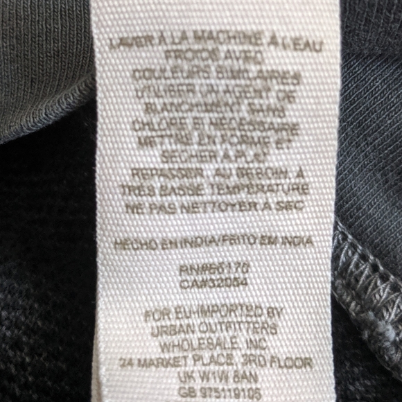 Free People Grey Fairy Flare Embroidered Top XS - Picture 8 of 9